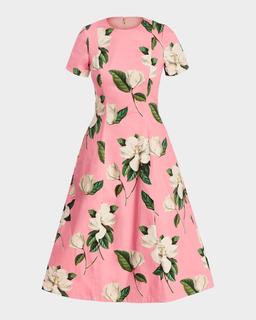 Lia Belted Reversible Midi Dress