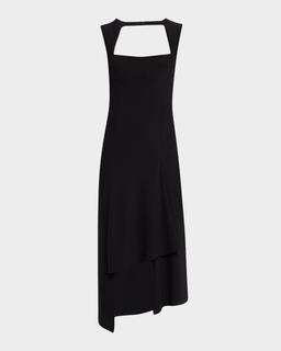 Collas Sleeveless High-Low Midi Dress