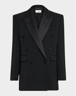 Double-Breasted Tuxedo Jacket