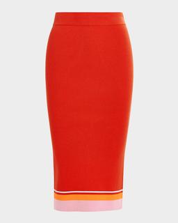 Hashion Ribbed Pencil Skirt