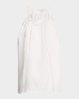 Mila Eyelet Embroidered Sleeveless Top