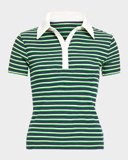 Avalon Striped Polo
