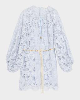 Coco Lace Tunic Mini Dress