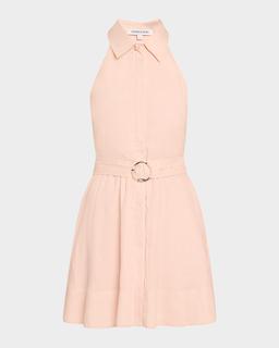 Beau Sleeveless Linen Mini Dress