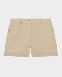 Ashby Wide-Leg Lightweight Linen Shorts