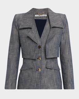 Cece Convertible Single-Breasted Blazer