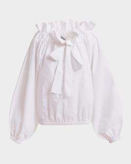 Haquiri Voluminous Cotton Blouse