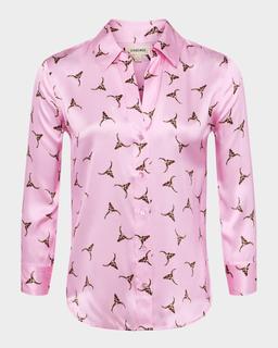 Bulls Head Dani Silk Blouse
