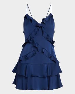 Maria Ruffle Mini Dress