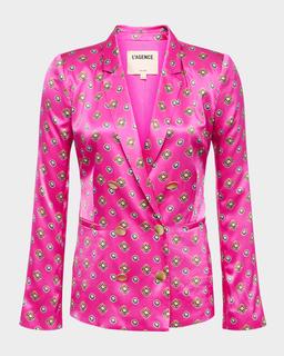 Southwestern Geometric Colin Double-Breasted Blazer