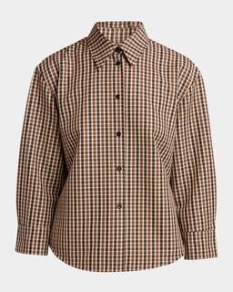 Check 3/4-Sleeve Classic Shirt