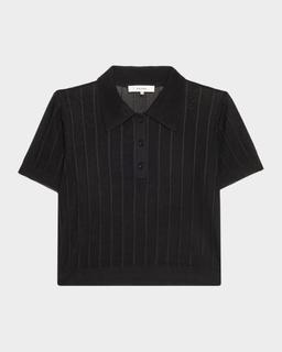 The Ribbed Polo Shirt