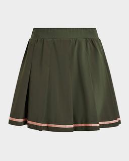 Clarendon Pleated High-Rise Skort