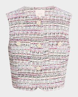 Auden Cropped Tweed Vest