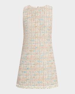 Clyde Tweed A-Line Shift Dress