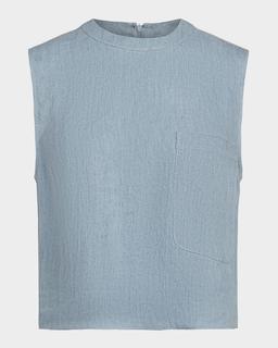 Cropped Hemp Muscle Tank