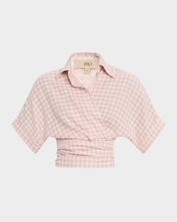 Kora Collared Wrap Top