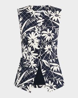Lois Floral Vest