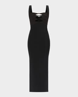 The Alessia Cutout Bodycon Ankle Gown