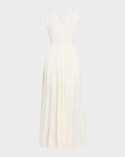 Opal Sleeveless V-Neck Maxi Dress