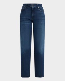 Le Slim Palazzo Long Jeans