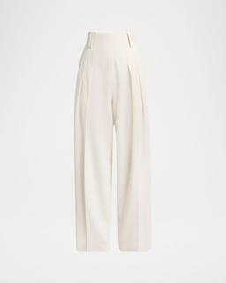 High Waist Cinched Trousers