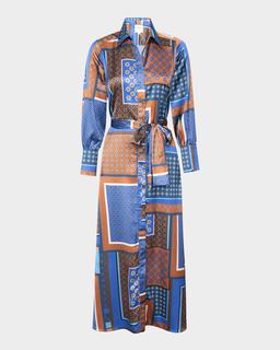 Tile Patchwork Herminia Shirtdress