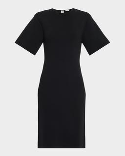 Short-Sleeve Knit T-Shirt Dress