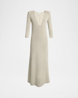 Salina Fluid Tailoring Wool Dress