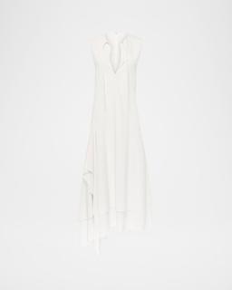 Striped Double Layer Sleeveless Dress