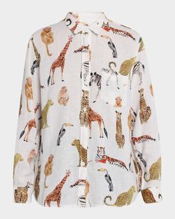 Charli Long-Sleeve Linen Shirt