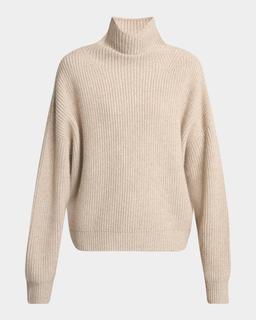Brooke Turtleneck Wool-Cashmere Sweater