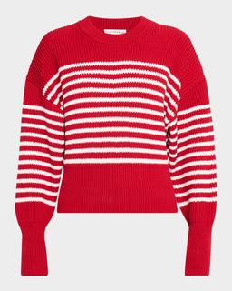 Tanessa Stripe Crewneck Sweater