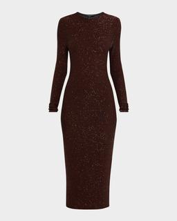 Bodycon Sequin Midi Dress
