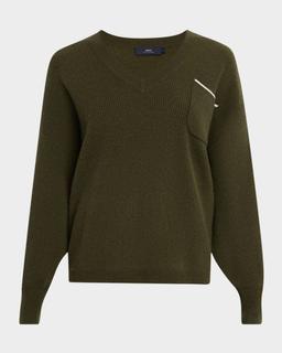 Cheshire V-Neck Cashmere Sweater