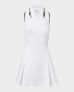 x Veronica Beard Ace Pleated Tennis Dress