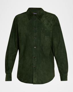 Lightweight Suede Overshirt