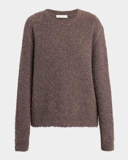 Leorina Cashmere Boucle Knit Sweater