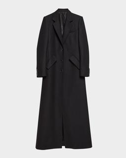 Sculpted Apex Maxi Coat