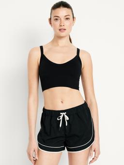 Light Support Fluid Seamless Longline Sports Bra