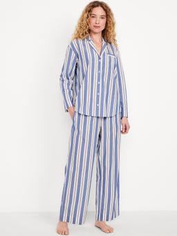 Poplin Pajama Pant Set