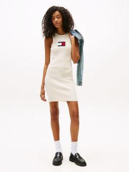 Tommy Jeans Ribbed Mini Sweater Dress