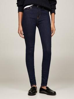 Dark Rinse Mid-Rise Skinny Fit Jean