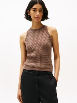 Cable Knit Sweater Tank