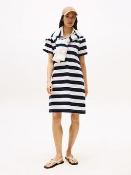 Rugby Stripe Polo Dress