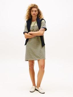 Stripe Pocket T-Shirt Dress