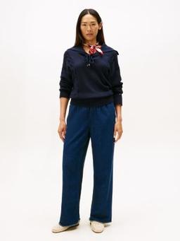 Pull-On Wide-Leg Jean