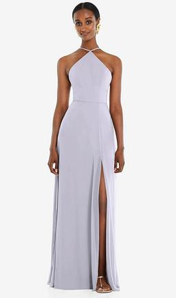 Diamond Halter Maxi Dress with Adjustable Straps