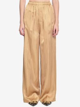 Satin trousers