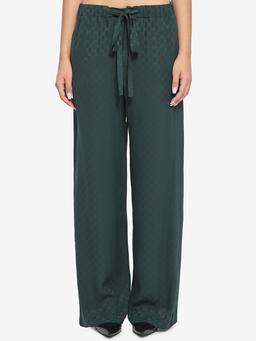 Silk jogger pants